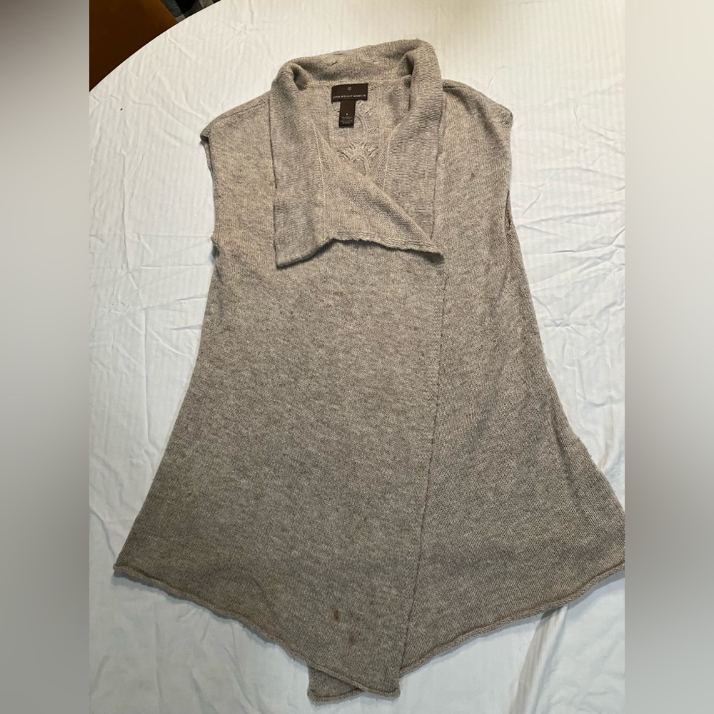 Fenn Wright Manson Sleeveless Sweater Wrap Women’s Small